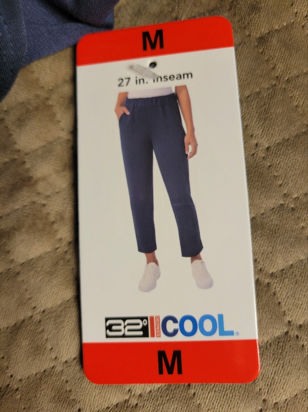 4x 32 Degrees Ladies' Pull-On Comfort Pant size M 27" inseam navy x2 black green